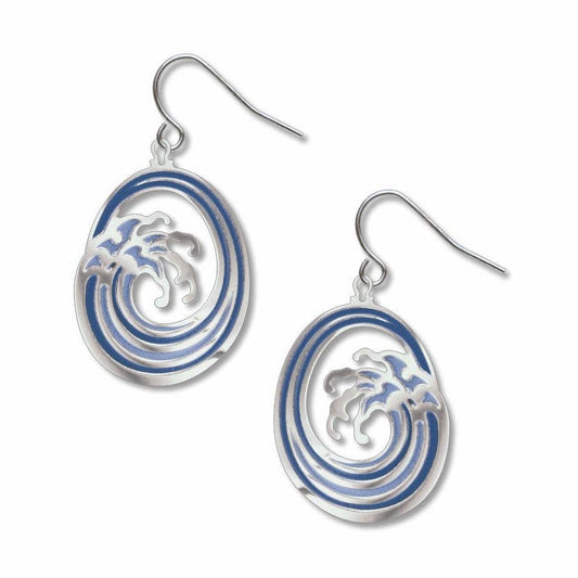 David Howell-Great Wave Earrings