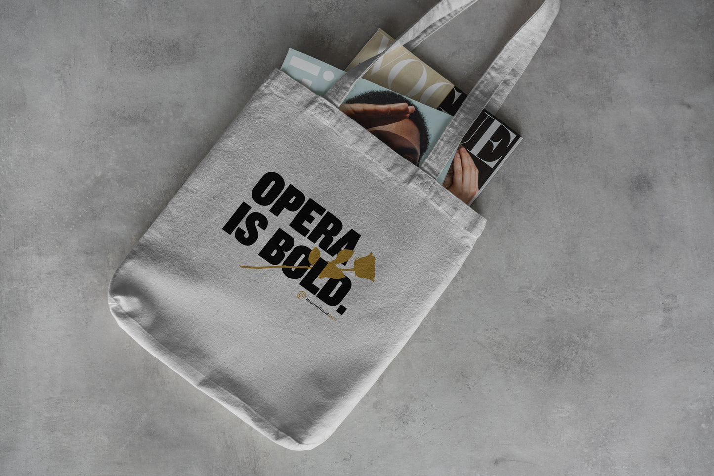 Opera Is Bold Canvas Tote Bag